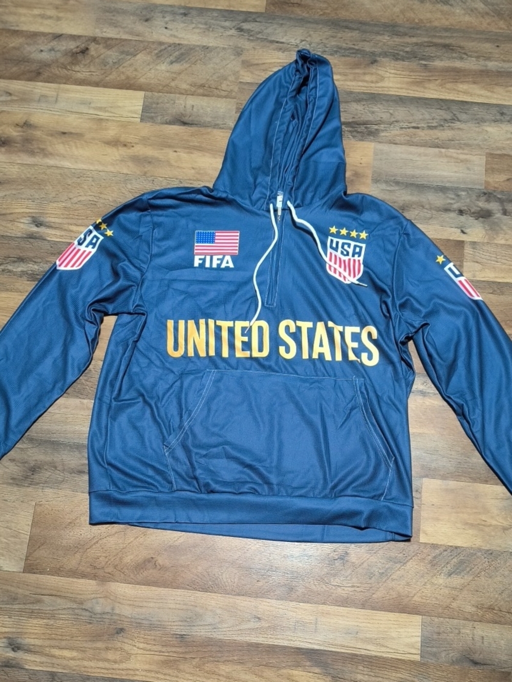 United States FIFA Navy Blue Hoodie - USA Crest